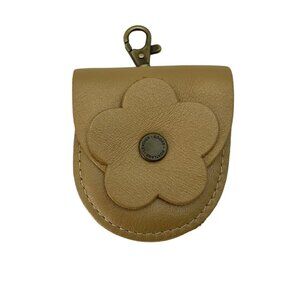 Portland Leather Goods Petunia Pouch Leather Flower Coin Purse Bag Charm